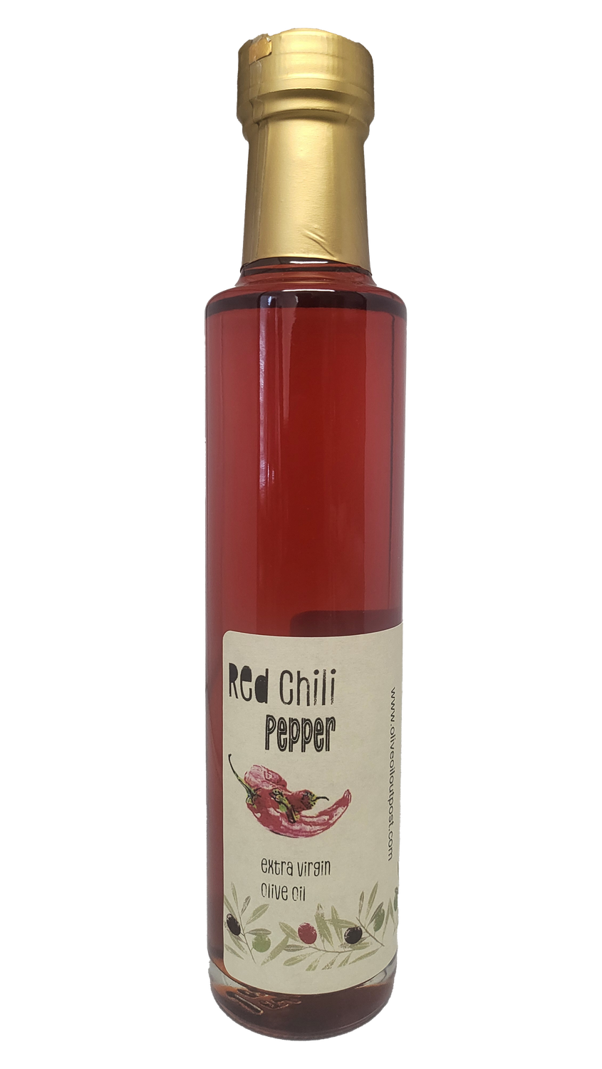 Spicy Signature Red Chili Pepper Infused Extra Virgin Olive Oil | Bold Heat &amp; Flavor - 250ml