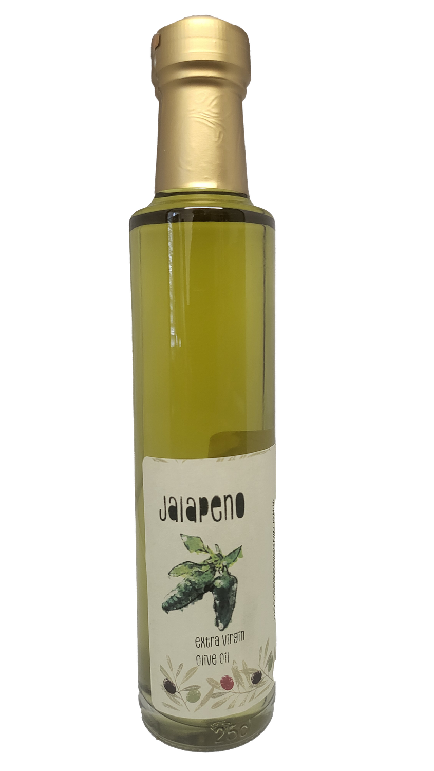 Spicy Jalapeno Infused Extra Virgin Olive Oil - Bold Flavor Kick  250ml