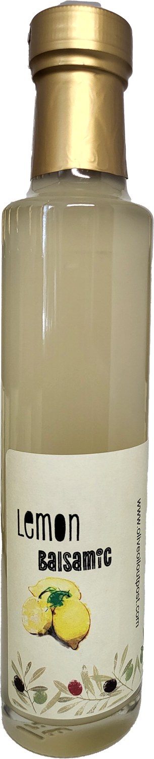Italian Lemon Infused Balsamic – Zesty Gourmet Condiment for Salads, Seafood &amp; Marinades – All-Natural,  Artisan Blend  250ml
