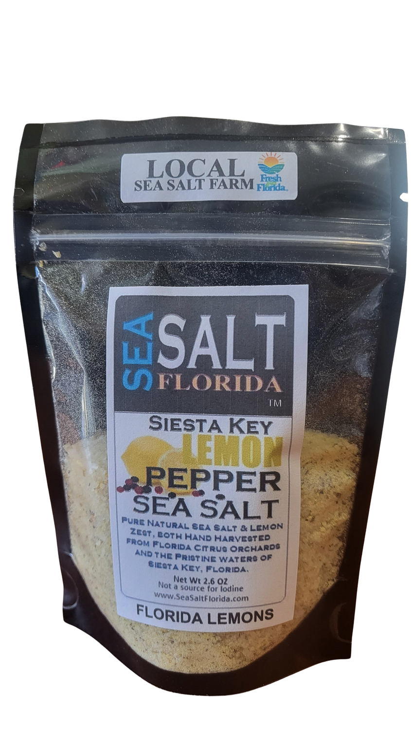 Sea Salt Florida Siesta Key Lemon Pepper Sea Salt Sea Salt Florida Siesta Key Lemon Pepper Sea Salt