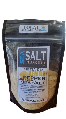 Sea Salt Florida Siesta Key Lemon Pepper Sea Salt