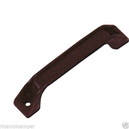 Maniglia traino 2 fori nera per Caravan Carrello Rimorchio