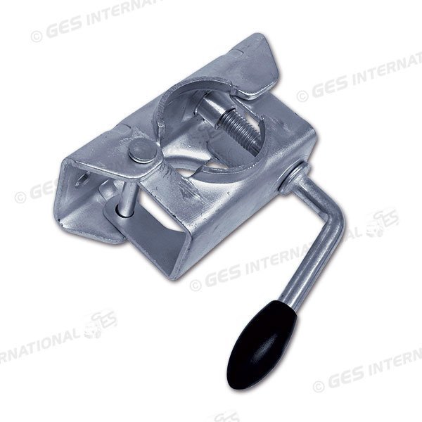 Supporto per Ruotino d'Appoggio fisso diam.48 Maniglia Girevole per Caravan