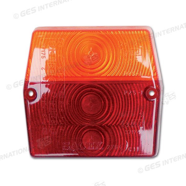 Plastica Lente Ricambio per Fanale Posteriore Moduli Carrelli Rimorchio