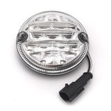 Fanale rotondo trasparente Retromarcia a led 12/24V diam.95mm per Camper