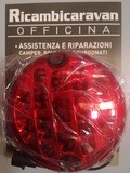 Fanale rotondo nebbia retronebbia a led 12/24V diam.95mm per Camper