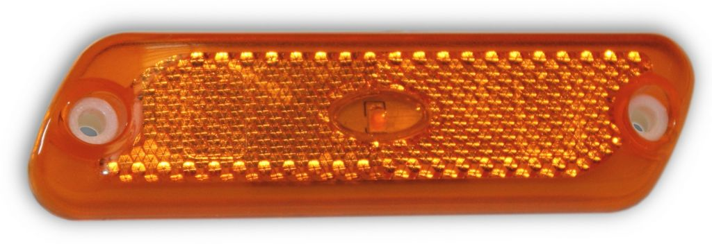 Luce Ingombro Side Marker Led 12V Arancione versione B Camper