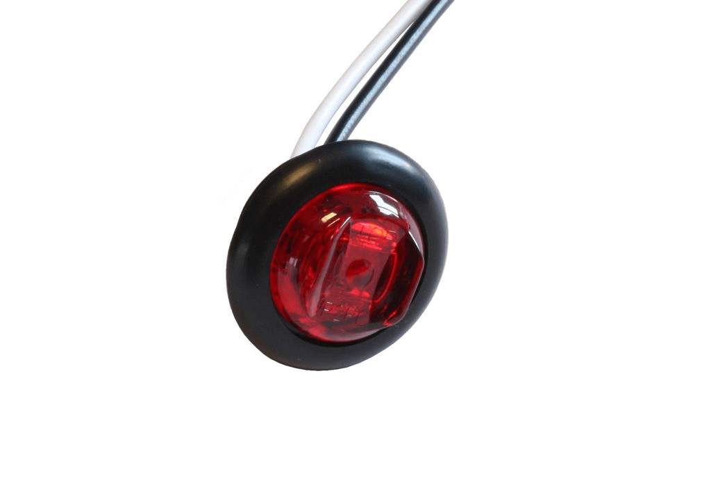 Luce ingombro Posteriore 12V rotonda led colore rosso Camper
