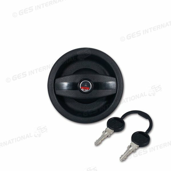 Serratura Europa esterna Cellula Cilindro e coppia chiavi Zadi nera dx Camper