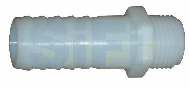 Raccordo dritto Portagomma Filettato maschio diam 30mm 1" serbatoio Acqua Camper