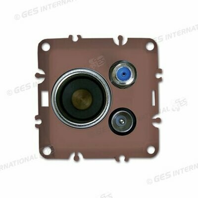 Presa 12V 6A TV SAT marrone GalaXL Caravan Camper