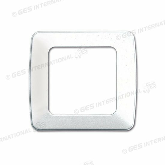 Cornice bianca singola per Presa GalaXL Caravan Camper