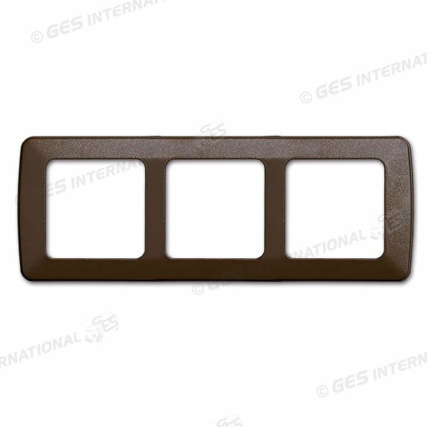 Cornice Marrone Tripla per Presa GalaXL Caravan Camper