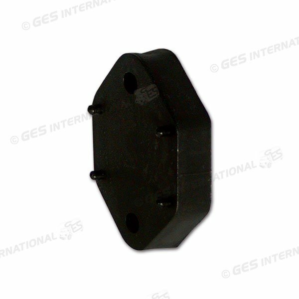 Spessore per Fermaporta esterno nero ricambio camper caravan