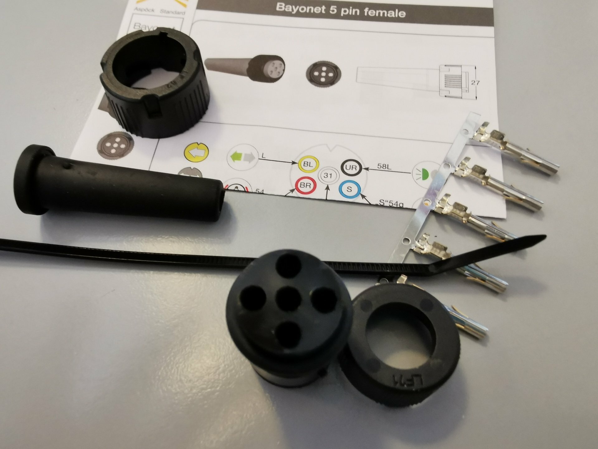 Connettori fanali Fanale Posteriore Multipoint