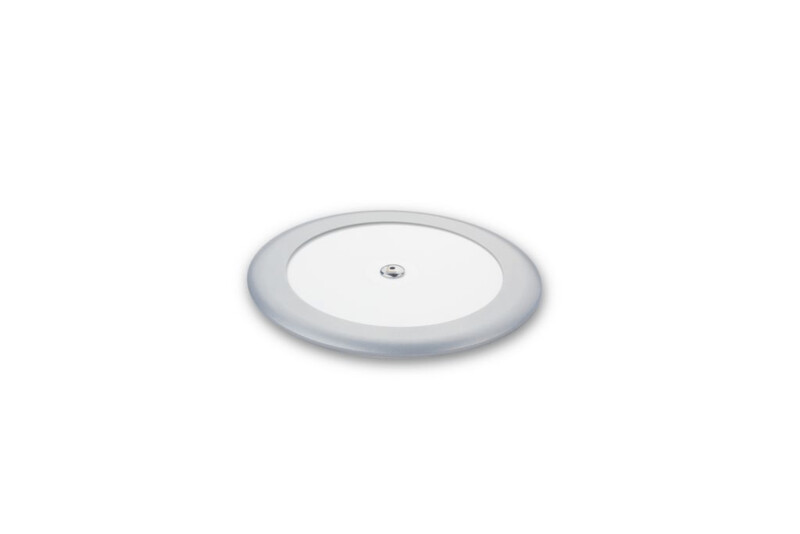 Plafoniera Ultrasottile tonda diam 168mm Argento con Touch Switch 12V 5W Camper