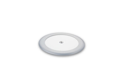 Plafoniera Ultrasottile tonda diam 168mm Argento con Touch Switch 12V 5W Camper