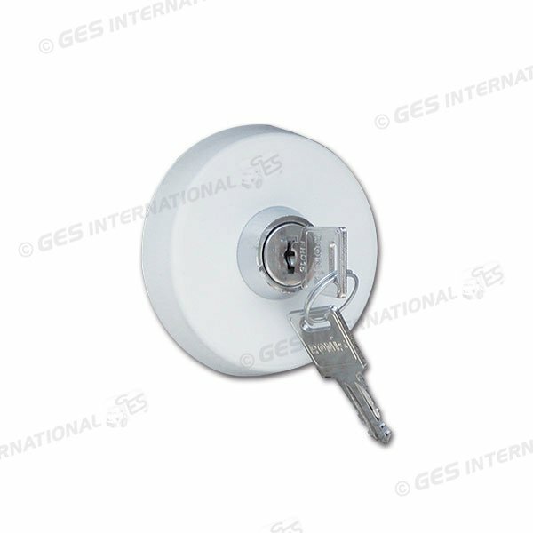 Tappo Bocchettone Bianco con Cilindretto e Chiavi da incasso Camper