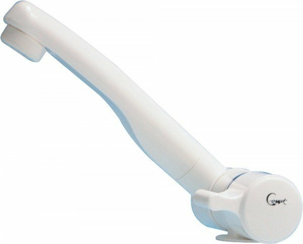 Miscelatore Rubinetto Elettrico Micro London Comet Bianco Camper Caravan