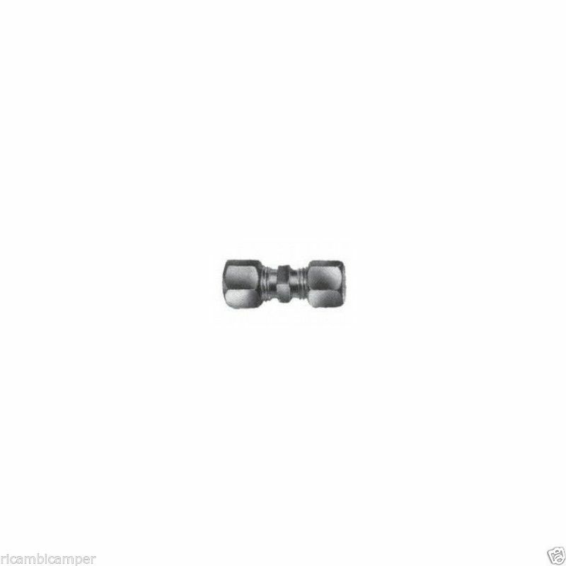 Raccordo Diritto a Riduzione d. 10/8 Tubo Regolatore Gas Camper