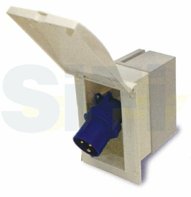 Spina Elettrica Esterna 16A Presa Caravan Camper Campeggio