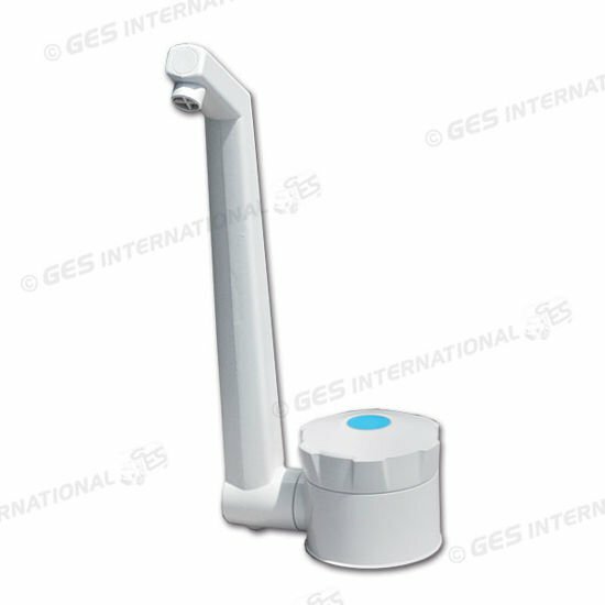 Rubinetto Bianco con Microswitch Acqua Fredda Camper