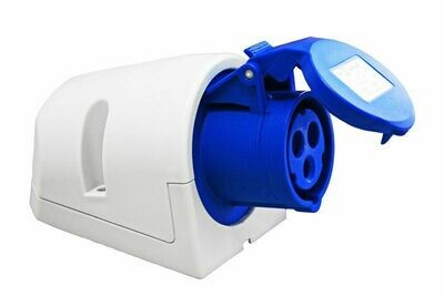 Presa Esterna CEE 230V blu IP44 Camper Caravan