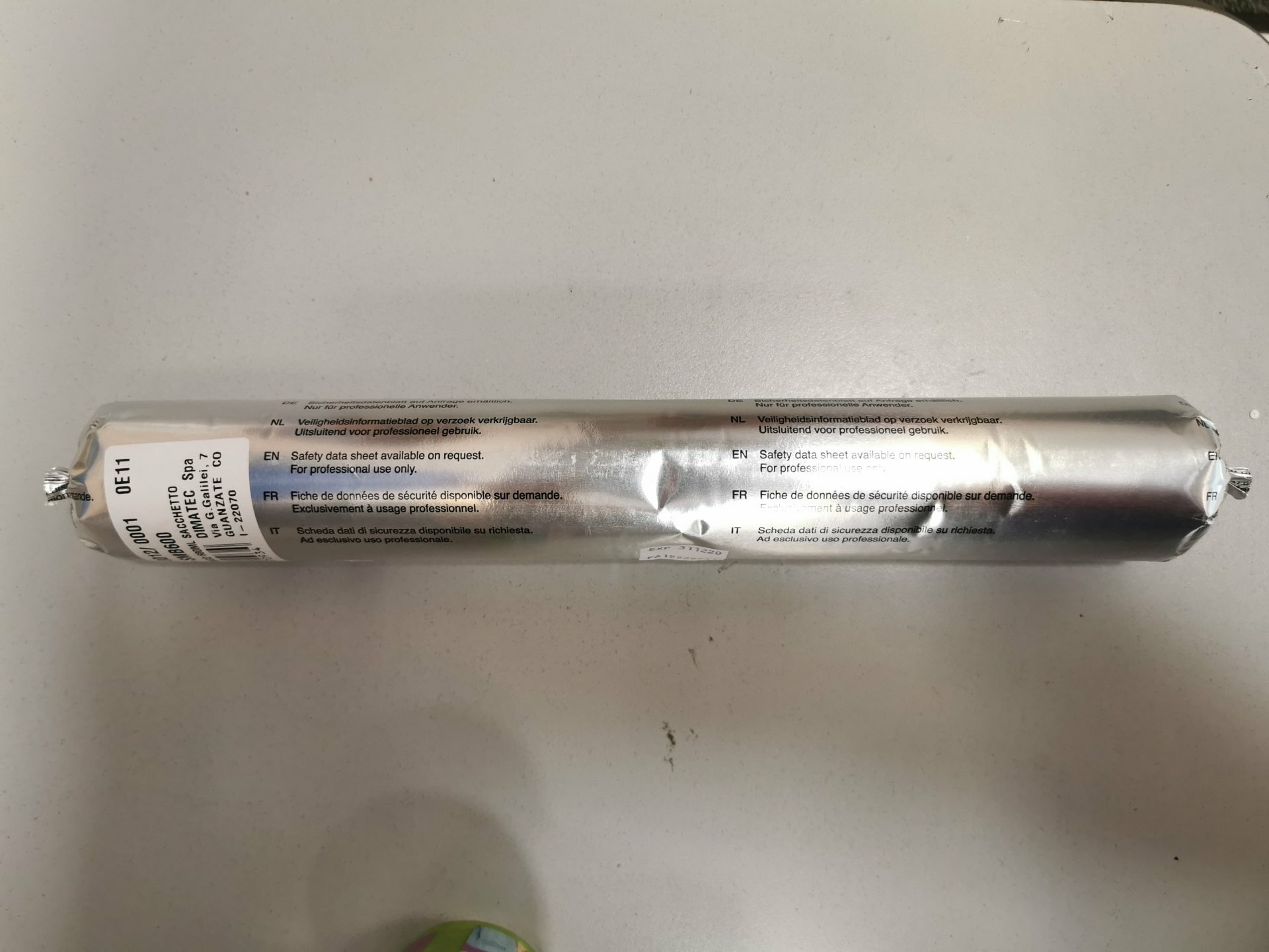 A3 Multibond Bianco sacchetto Ferro Vetro Legno Lamiera Polistirolo Camper