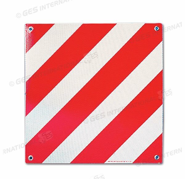 Cartello Carichi sporgenti Omologato Portabici Portamoto Camper