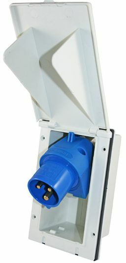 Presa Spina Elettrica Esterna Rettangolare Caravan Camper