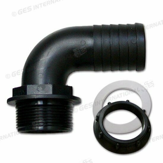 Raccordo completo curvo diam. 35mm 1"1/4 Serbatoio Acqua Camper Caravan Furgone