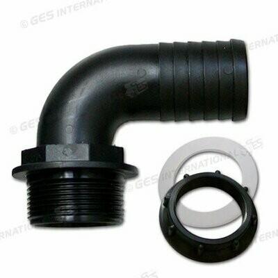 Raccordo completo curvo diam. 35mm 1"1/4 Serbatoio Acqua Camper Caravan Furgone
