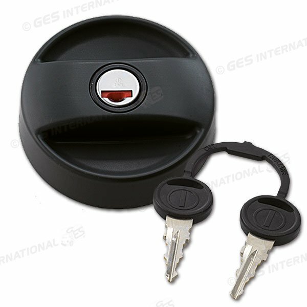 Tappo Bocchettone Nero con Cilindretto e Chiavi New line Zadi Camper Caravan