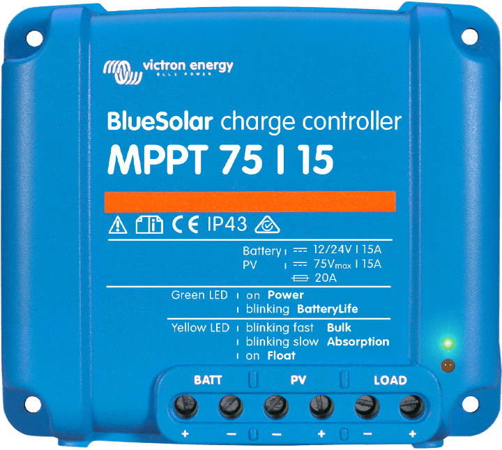 Regolatore di Carica MPPT Blue Solar 75/15 Voc 10A Victron Energy