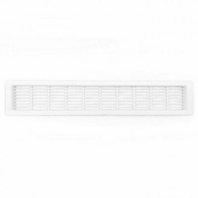 Aeratore Griglia Bianca 180x45 da incasso Sportello Gavone Camper Caravan
