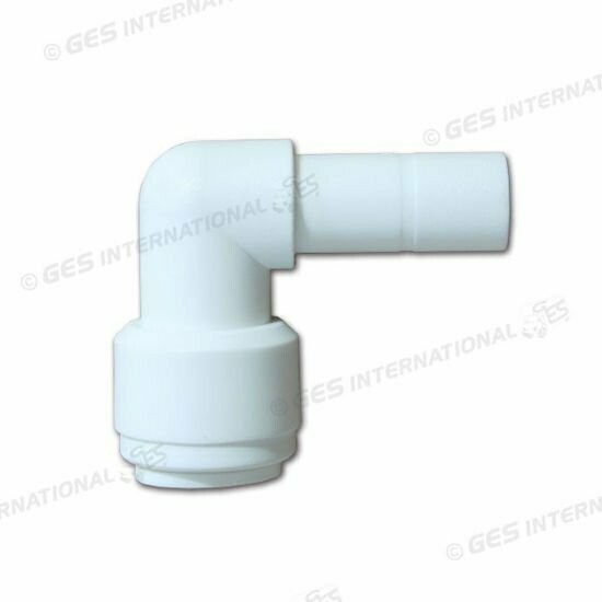 Raccordo rapido 90° codolo liscio Ø12 mm impianto acqua camper