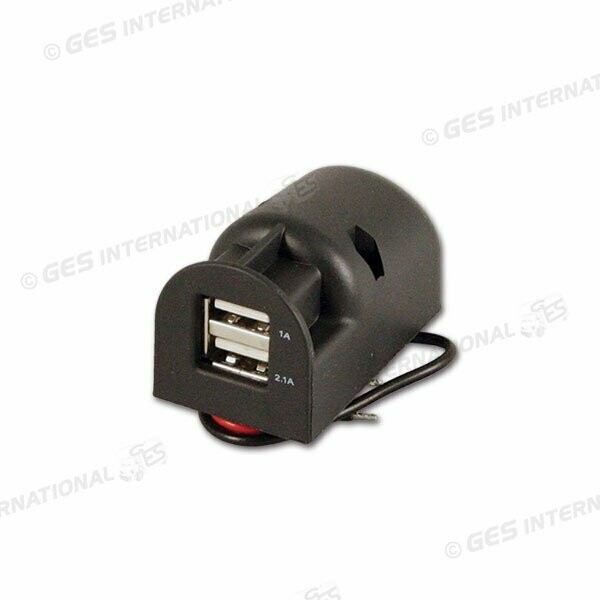 Presa Doppia USB a sbalzo con doppia uscita USB 5V