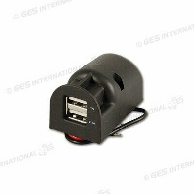 Presa Doppia USB a sbalzo con doppia uscita USB 5V