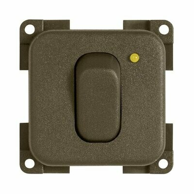 Interruttore CBE MC12N colore marrone con led Camper