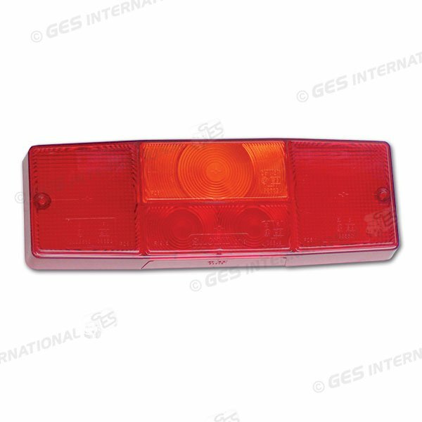 Plastica Lente x Fanale Posteriore Moduli Carrelli Rimorchio