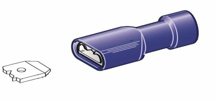 MTA - CAPICORDA PREISOLATO F630 BLU (conf.10pz) - Officina