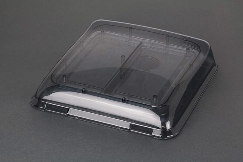 Cupola trasparente Fumè Oblo Turbo Vent 28 Ricambio Oblò Fiamma Camper Caravan