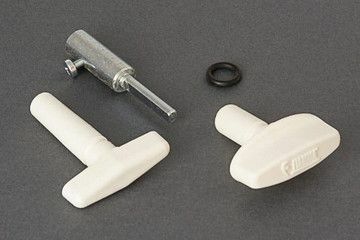 Maniglia Kit Extension Bianca per Turbo Vent Turbovent Obl� Fiamma