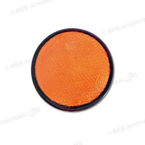 Catadiottro � 60 Catarifrangente arancione adesivo