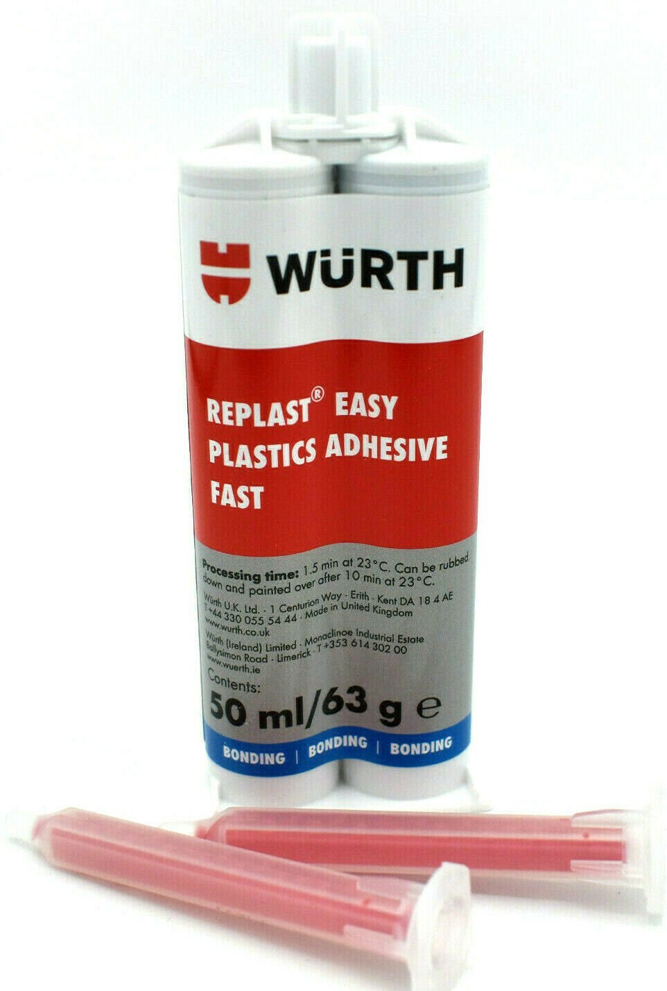 ADESIVO PER MATERIALI PLASTICI REPLAST� EASY FAST WURTH