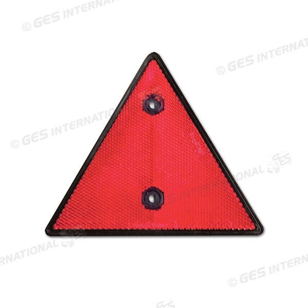Catadiottro triangolare 2 fori  Catarifrangente Caravan Carrello