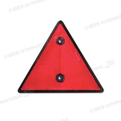 Catadiottro triangolare 2 fori  Catarifrangente Caravan Carrello