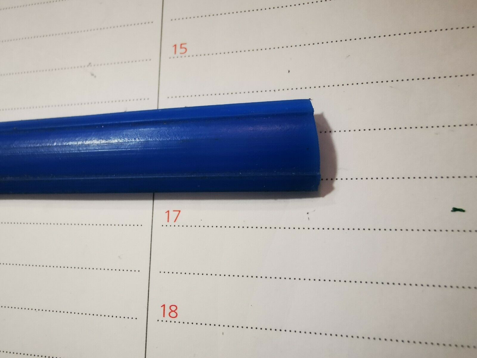 Profilo Guarnizione Copriviti 17mm Blu Bandella Parete Camper Caravan