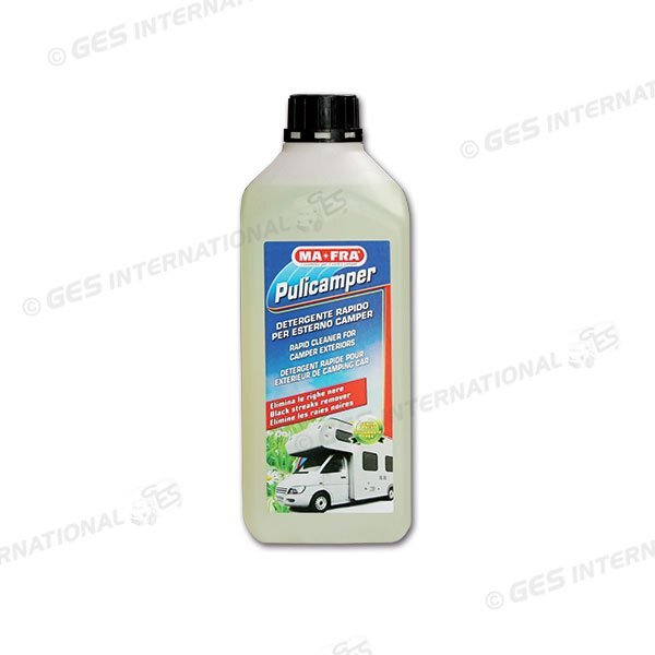 Mafra Pulicamper 2 L Detergente Lavaggio Rapido Righe Nere Camper