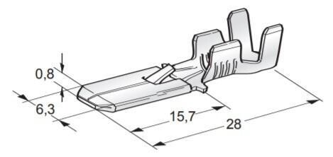 MTA Faston con dentino M630 Spinetta Maschio Officina